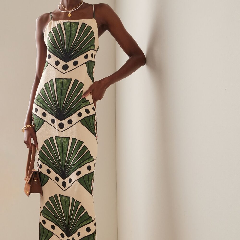 NWT Johanna Ortiz Era of Palms Dress Size 8